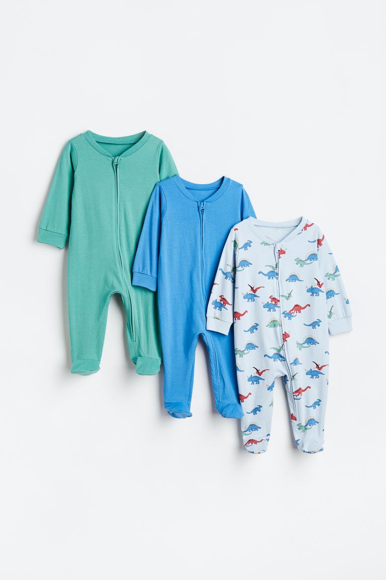 H&M 3-pack Jumpsuits with Zipper