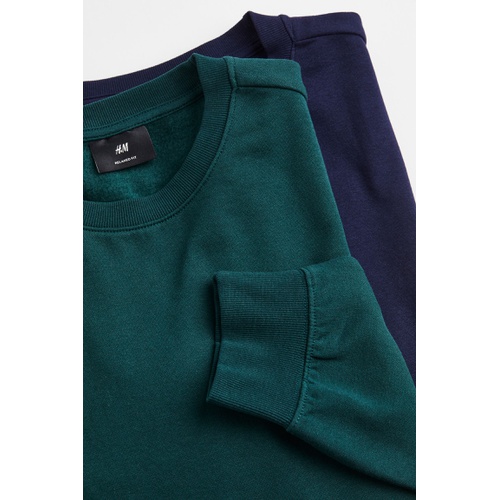 에이치앤엠 H&M 2-pack Relaxed Fit Sweatshirts