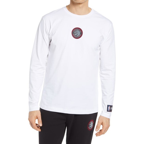 휴고보스 BOSS x NBA Threesixty Toronto Raptors Long Sleeve Logo T-Shirt_WHITE