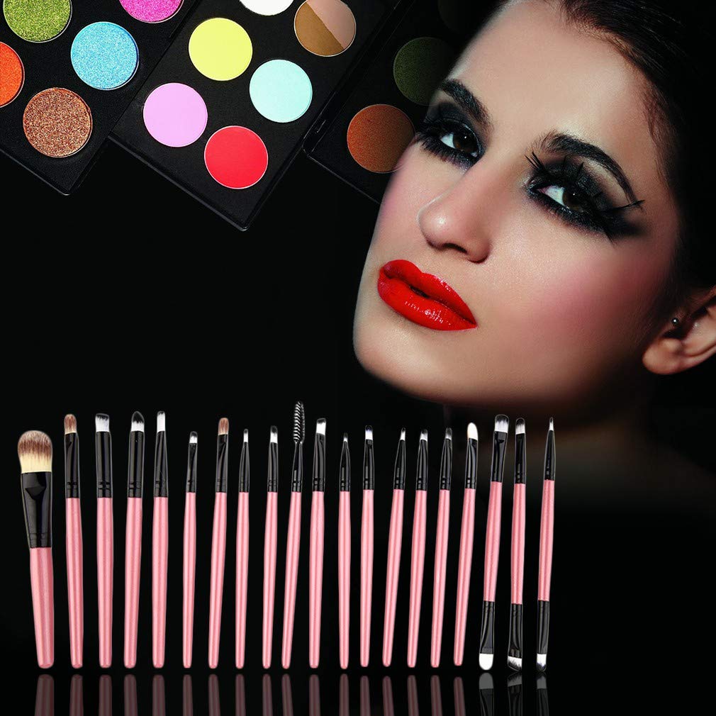  Hailianhua77 Set of 20 pcs tools Makeup Brush Set Powder Foundation Eyeliner Eyeshadow Brush for Female