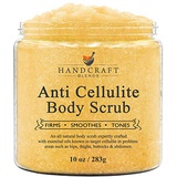 Handcraft Blends Handcraft Cellulite Treatment Body Scrub - 100% Natural - Powerful Anti Cellulite Treatment, Penetrates Skin, Targets Unwanted Fat and Improves Skin Firmness  10 oz