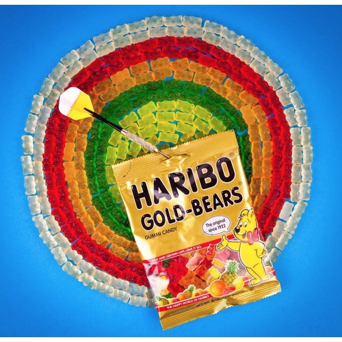  Haribo Goldbears Original Flavor Tub, Individually Wrapped, 54 Count per pack, 22.8 Ounce