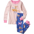 Hatley Kids Sweet Fawns Organic Cotton Applique Pajama Set (Toddleru002FLittle Kidsu002FBig Kids)