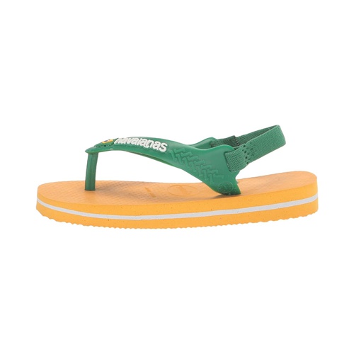  Havaianas Kids Brazil Logo Flip Flop Sandal (Toddler)