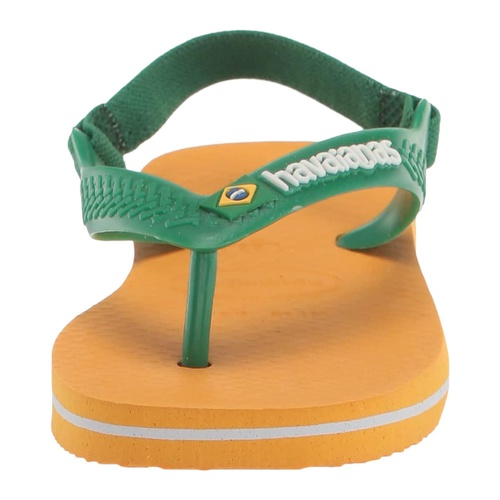  Havaianas Kids Brazil Logo Flip Flop Sandal (Toddler)