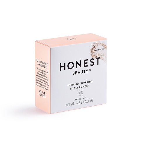  Honest Beauty Invisible Blurring Loose Powder | VEGAN | Blur, Mattify & Set Makeup, Beige, 0.56 oz