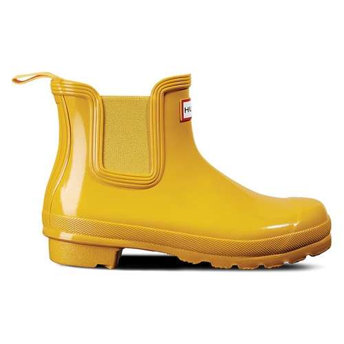 헌터 Hunter Original Gloss Waterproof Chelsea Boot_YELLOW
