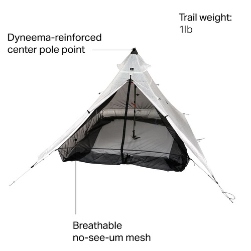  Hyperlite Mountain Gear UltaMid 4 Mesh Insert - No Floor - Hike & Camp