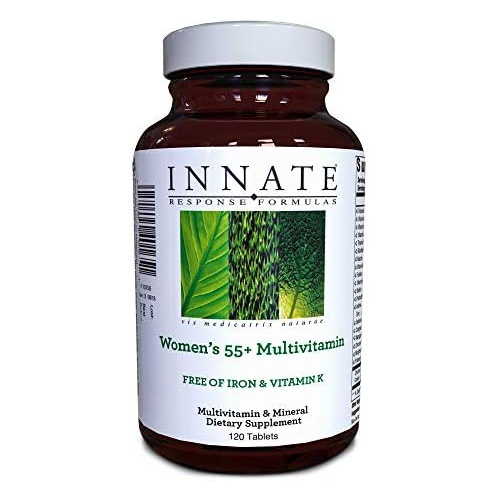  INNATE Response Formulas, Women’s 55+ Multivitamin, Daily Vitamin, Non-GMO, 120 Tablets (60 Servings)