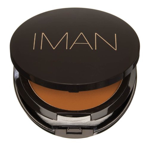  Iman Cosmetics Luxury Pressed Powder -- Clay Medium Dark