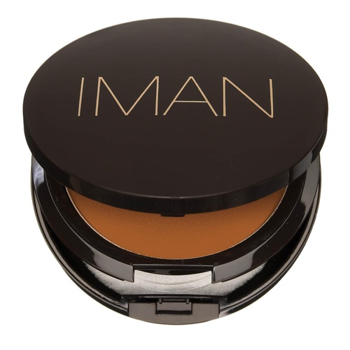  Iman Cosmetics Luxury Pressed Powder -- Clay Medium Dark