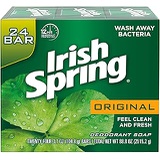 Irish Spring Mens Deodorant Soap Bar, Original Scent - 3.7 ounces (24 Count)