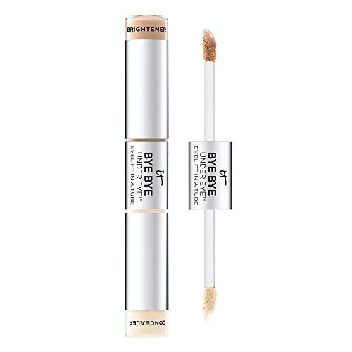  IT Cosmetics Bye Bye Under Eye Eyelift in a Tube, Light (W) - Anti-Aging Concealer & Brightener - Erases Imperfections, Adds Light & Lift - With Hydrolyzed Collagen - 0.36 oz