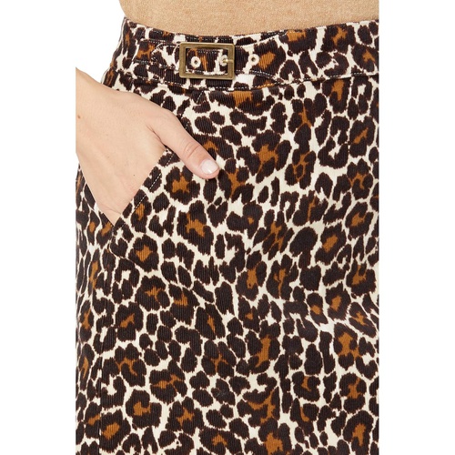 제이크루 J.Crew Buckle Miniskirt in Leopard