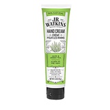 J.R. Watkins Natural Moisturizing Hand Cream, Hydrating Hand Moisturizer with Shea Butter, Cocoa Butter, and Avocado Oil, USA Made and Cruelty Free, 3.3oz, Aloe & Green Tea, Single