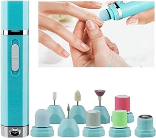 JAYWAYNE Nail Drill & Hair Removal for Women Painless 9 in 1 Electric Nail File Pedicure Tool Manicure Set Callus Remover Pumice Stone for Feet Hands