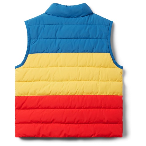 쟈니앤잭 Janie and Jack Color-Block Puffer Vest (Toddler/Little Kid/Big Kid)