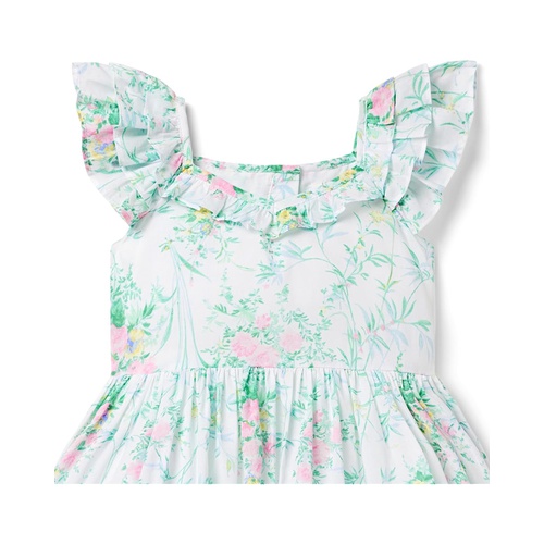 쟈니앤잭 Janie and Jack White Floral Dress (Toddler/Little Kids/Big Kids)