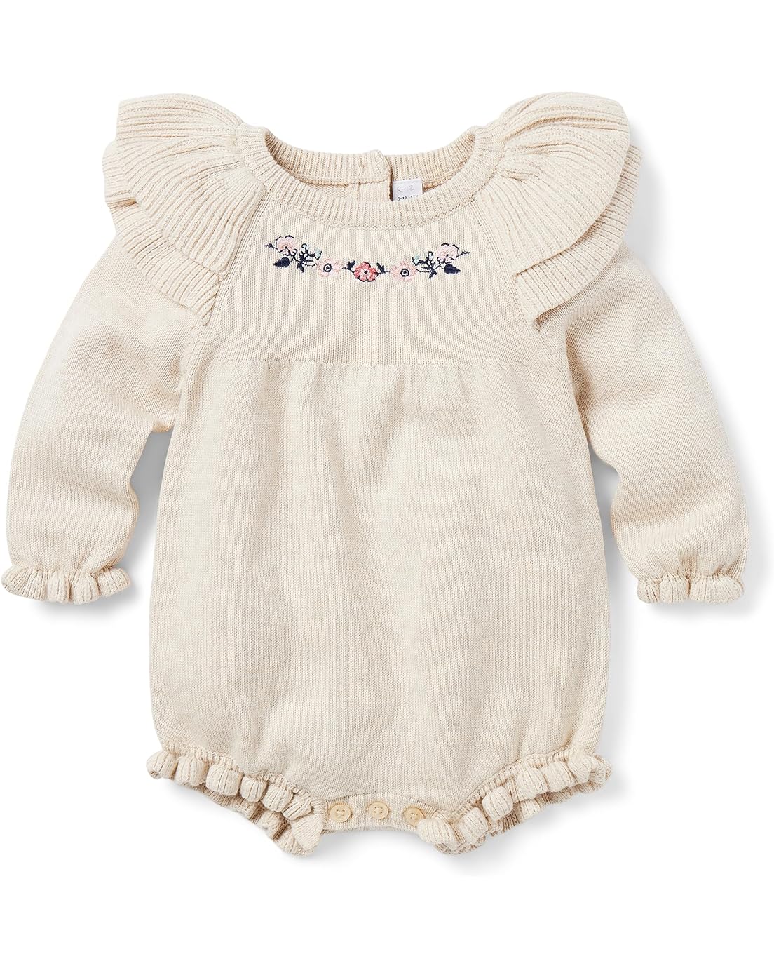 쟈니앤잭 Janie and Jack Embroidered Sweater Bubble (Infant)