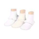 Jefferies Socks Chantilly Lace Sock 3-Pack (Infantu002FToddleru002FLittle Kidu002FBig Kid)