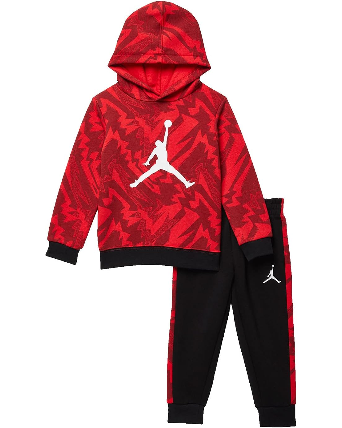  Jordan Kids MJ Essentials Fleece All Over Print Set (Toddler)