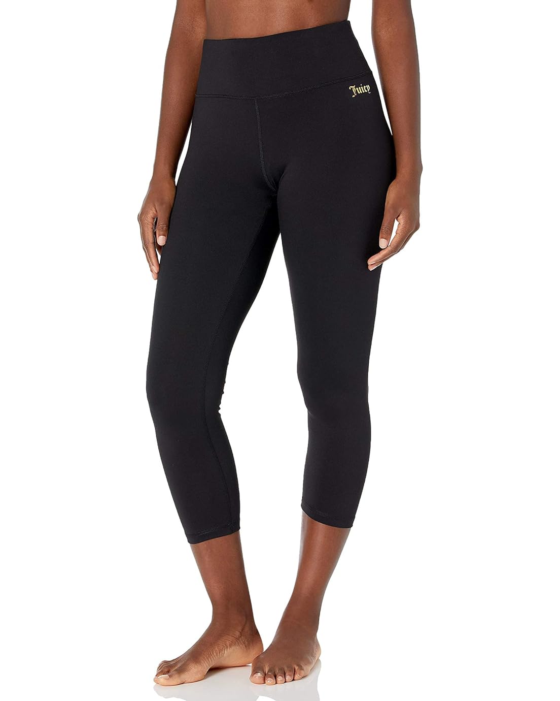 Juicy Couture Womens High Waisted Crop Yoga Tight