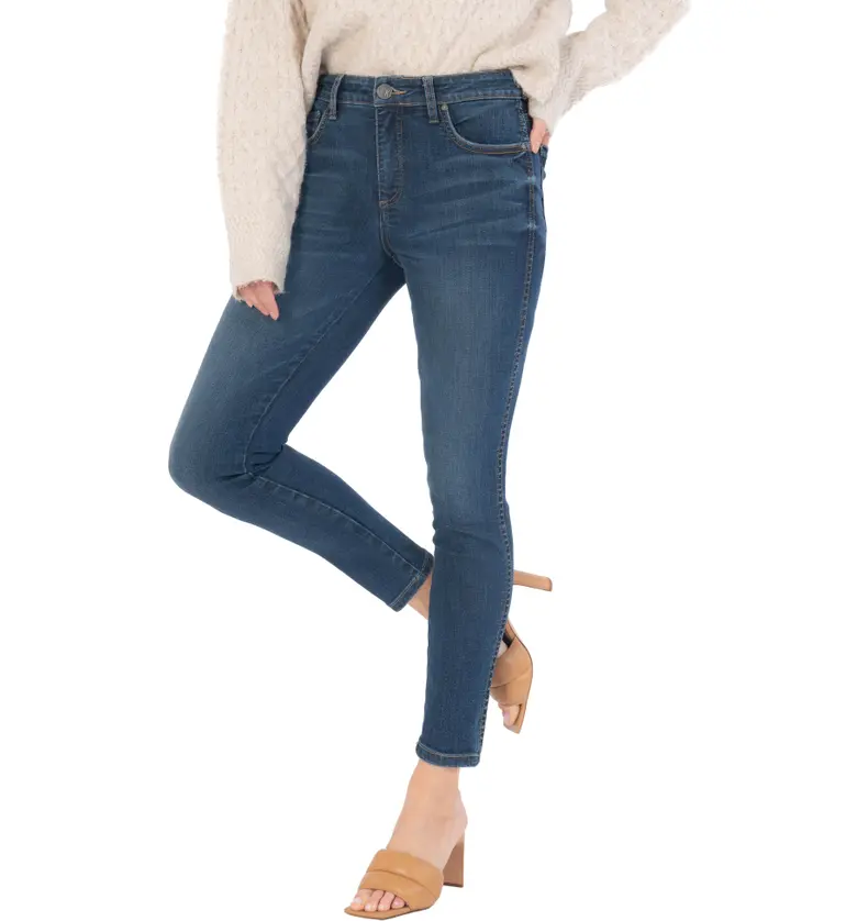 KUT from the Kloth Donna Fab Ab High Waist Ankle Skinny Jeans_ALIVE