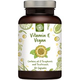 Kala Health Unique Vegan Formula with all 8 Tocopherols and Tocotrienols Vitamin E 400 IU Contains no PAH’s, Heavy Metals, Contaminants or Preservatives - Certified Sustainable -