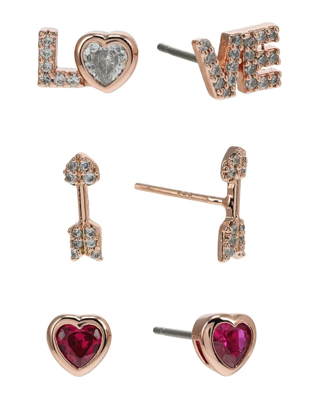 Kate Spade New York Spell It Outheart and Arrow Stud Set