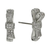 Kate Spade New York Ribbon Pave Bow Studs Earrings