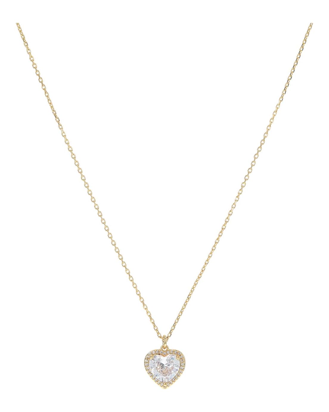 Kate Spade New York My Love Pave Heart Pendant Necklace