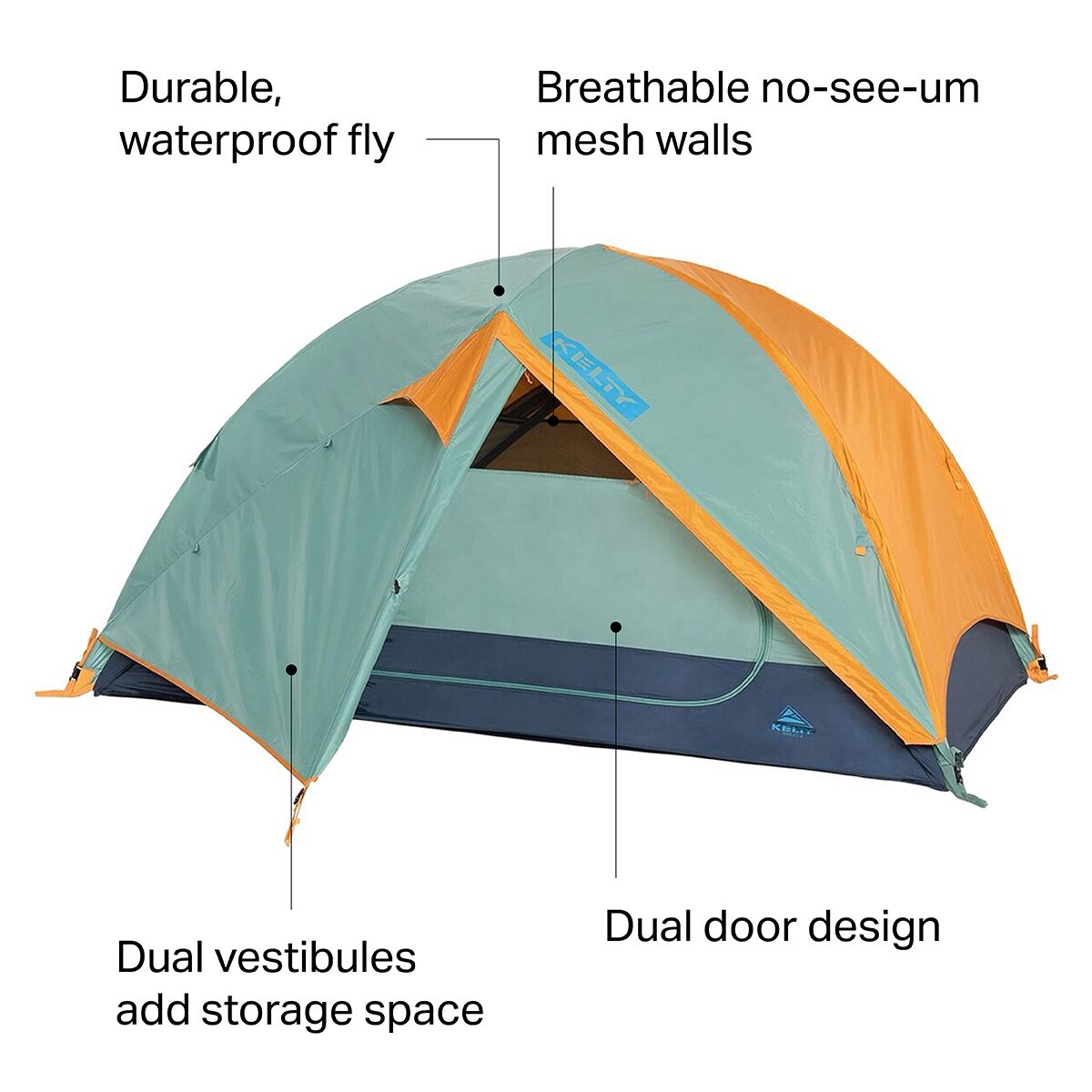  Kelty Wireless 2 Tent: 2-Person 3-Season - Hike & Camp