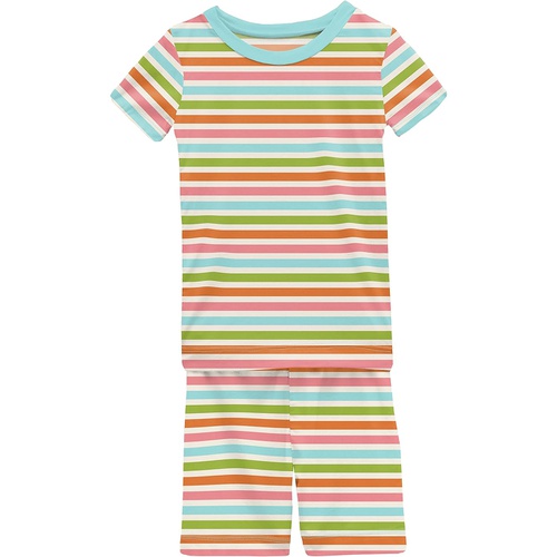 Kickee Pants Kids Short Sleeve Pajama Set with Shorts (Toddleru002FLittle Kidsu002FBig Kids)