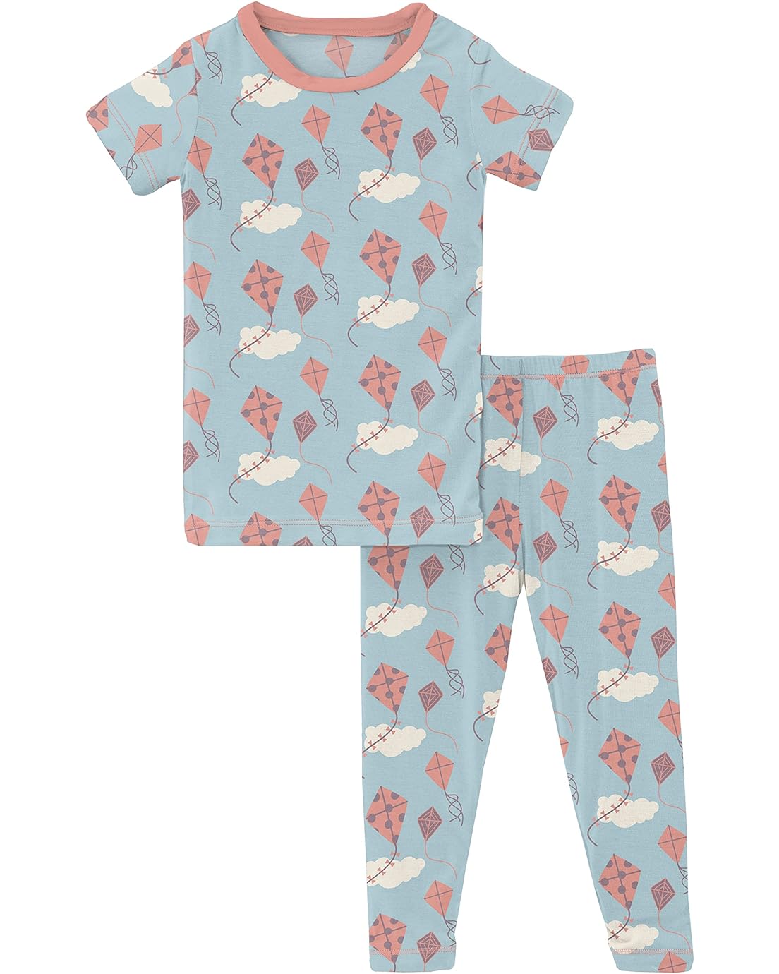 Kickee Pants Kids Short Sleeve Pajama Set (Toddleru002FLittle Kids)
