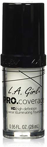 L.A. Girl Pro Coverage Liquid Foundation, White, 0.95 Fl Oz