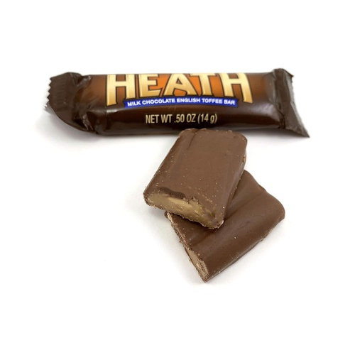  LaetaFood Heath Milk Chocolate English Toffee Candy, Snack Size Bars (2 Pound Bag)