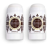 LAVANILA LABORATORIES Lavanila - The Healthy Deodorant 2 Pack. Aluminum-Free, Vegan, Clean, and Natural - Pure Vanilla Set (Pack of 2, 2 oz Deodorants)