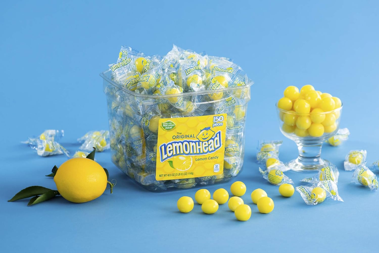  Lemonhead Candy 150 Count Tub