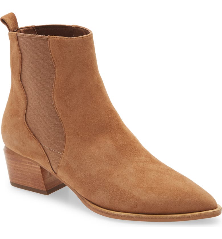 Linea Paolo Vu Chelsea Bootie_WHISKEY SUEDE