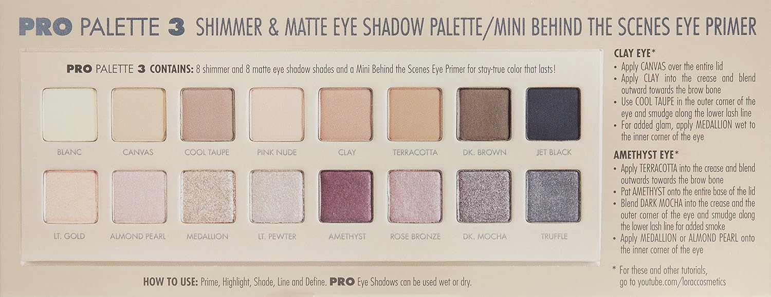  LORAC PRO Palette 3 Eyeshadow Kit