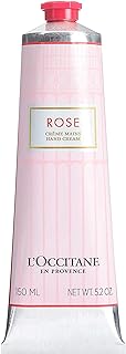 LOccitane Moisturizing Rose Hand Cream Enriched with Shea Butter, 5.2 oz