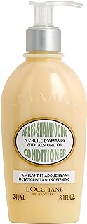 LOccitane Almond Conditioner with Almond Oil for All Hair Types, 8.1 Fl Oz
