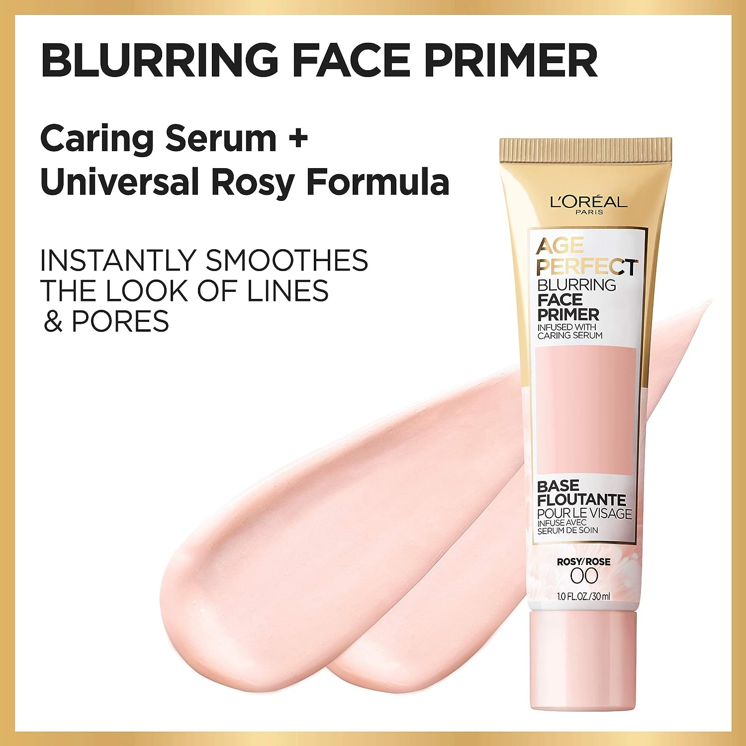  LOreal Paris Age Perfect Blurring Face Primer, Infused with Caring Serum, 1 fl. oz.