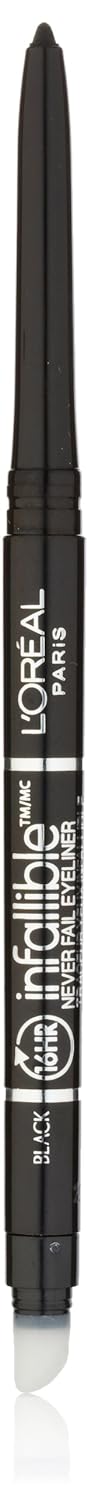  LOreal Paris Makeup Infallible Never Fail Original Mechanical Pencil Eyeliner with Built in Sharpener, Black, 1 Count
