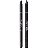LOreal Paris Makeup Infallible Pro-Last Pencil Eyeliner, Waterproof and Smudge-Resistant, Glides on Easily to Create any Look, Black, 2 Count