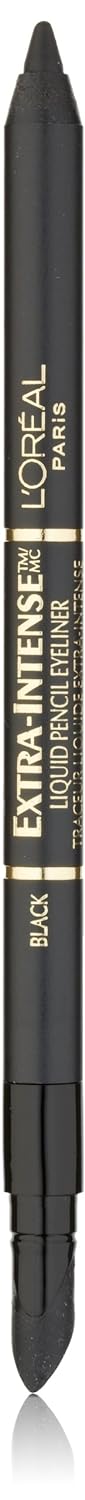  LOreal Paris Extra-Intense Pencil Eyeliner, Black, 0.03 oz. (Packaging May Vary)