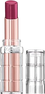 LOreal Paris Makeup Colour Riche Plump and Shine Lipstick, for Glossy, Radiant, Visibly Fuller Lips with an All-Day Moisturized Feel, Wild Fig Plump, 0.1 oz.