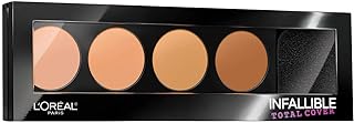 L'Oreal Paris LOreal Cosmetics Infallible Total Cover Concealing and Contour Kit 0.17 oz