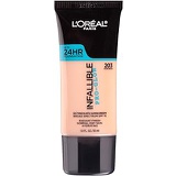 LOreal Paris Makeup Infallible Up to 24HR Pro-Glow Foundation, 203 Nude Beige, 1 fl; oz.