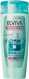 LOreal Paris Elvive Extraordinary Clay Rebalancing Shampoo, 12.6 fl; oz; (Packaging May Vary)